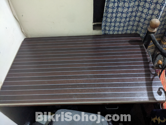 Bed & Table (Office Chair & Mattress, Pillow FREE)